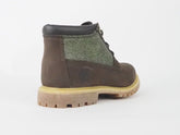 Womens Timberland Nellie Chukka  A12BI Brown Leather Textile Ladies Boots
